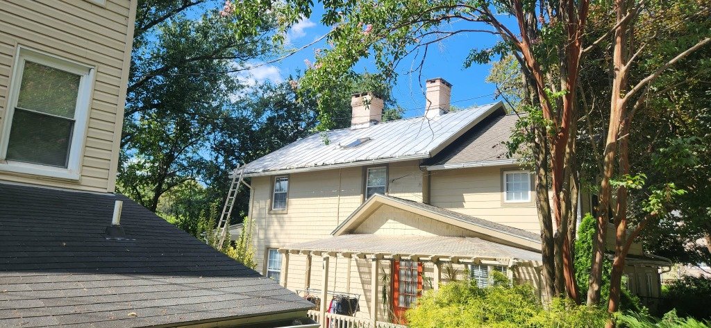 Completed gutter work in Fallston by Gutters Baltimore